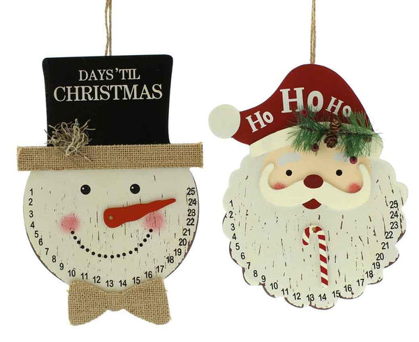 Christmas Advent Countdown Head (Single, Assorted Designs) - Towsure