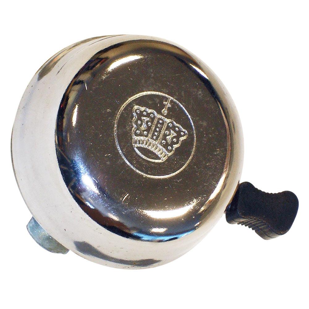 Beach Bell Ringer Chrome Crown Bicycle Bell - Traditional Ringer Cycle Bell