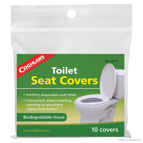 Coghlans Toilet Seat Covers - Pack of 10 - Towsure