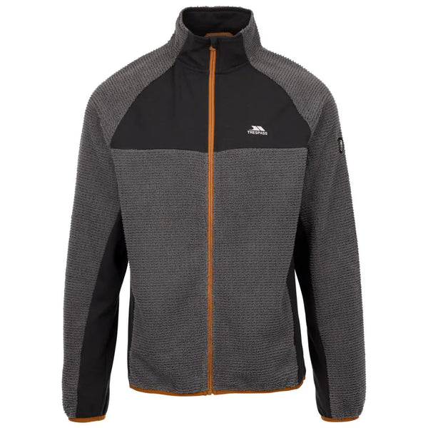 Trespass Mens Fleece Jacket At200 Cranwell - Strom Grey