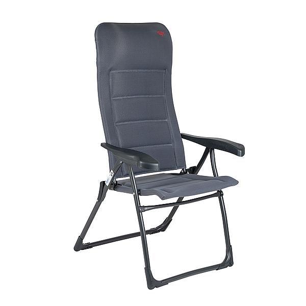 Crespo Air-Deluxe Adjustable Camping Mesh Chair - Grey