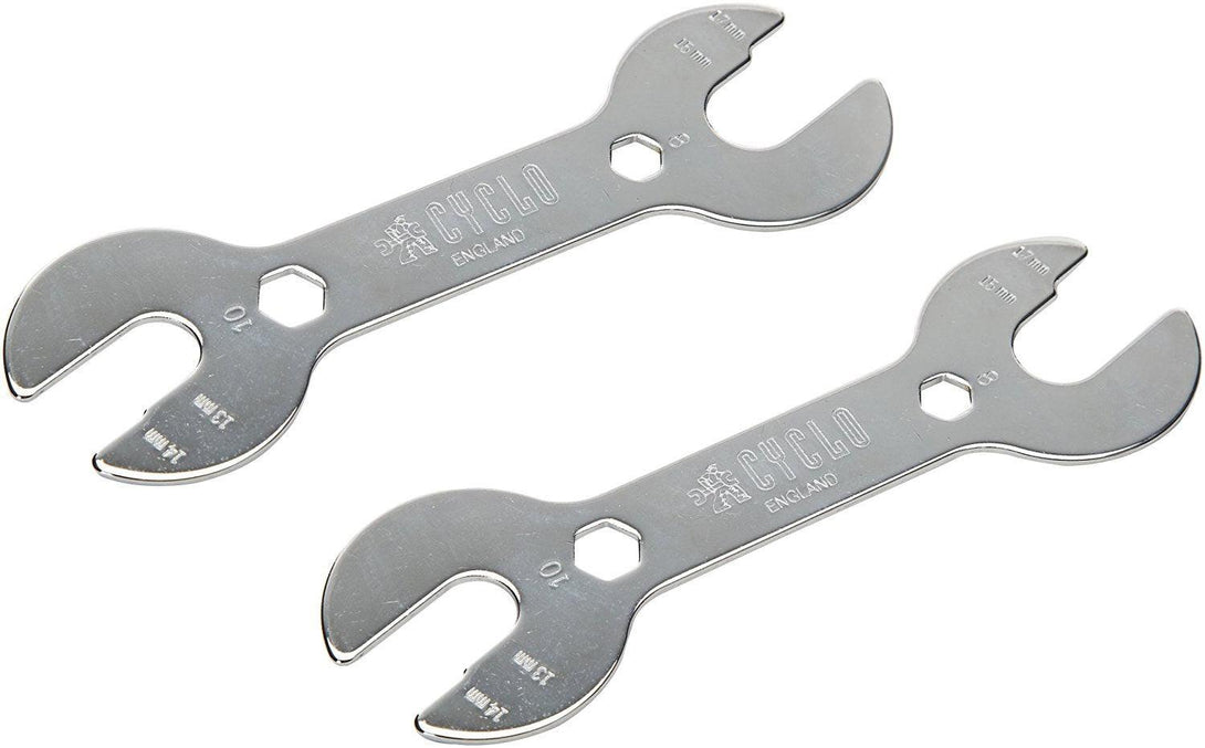 Cyclo Cone Spanners 13/14/15/17mm - Pair - Towsure