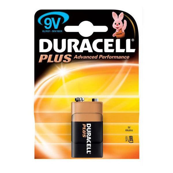 Duracell Plus PP3 (6LR61 / MN1604) 9 Volt Battery - Towsure