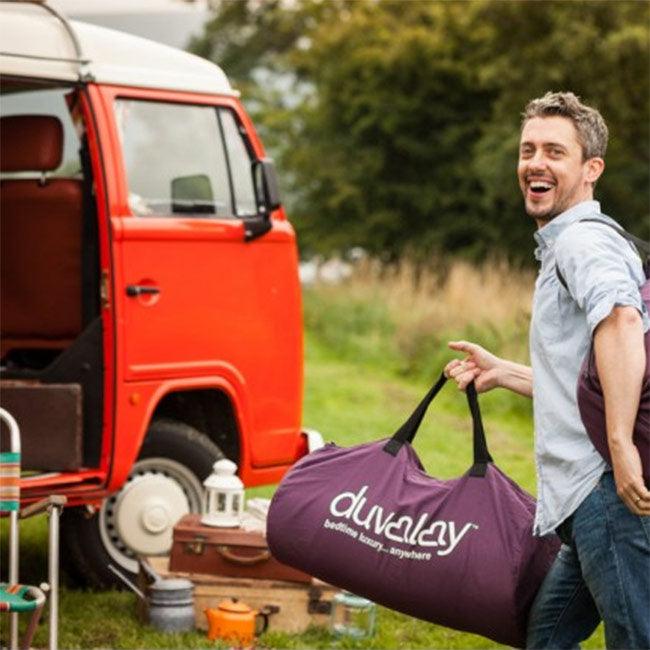 Duvalay Compact 2.5cm Memory Foam Sleeping Bag - 66cm Width - Towsure