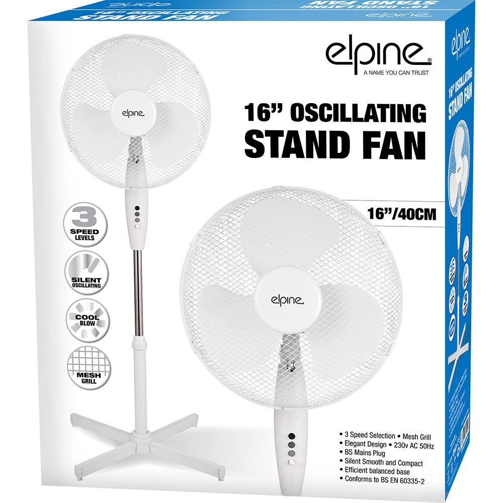 Elpine 16" (40cm) Oscillating Pedestal Fan - Towsure