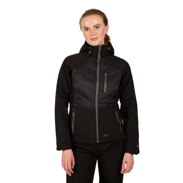 Trespass Womens Softshell Jacket Elvira - Black