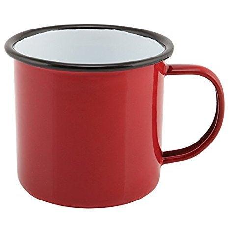 Enamel Mug 8cm - Red - Towsure