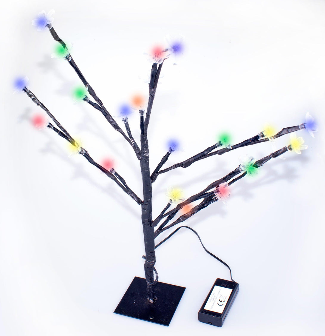 Festive 45cm Multi-Coloured Christmas Blossom Tree - Towsure