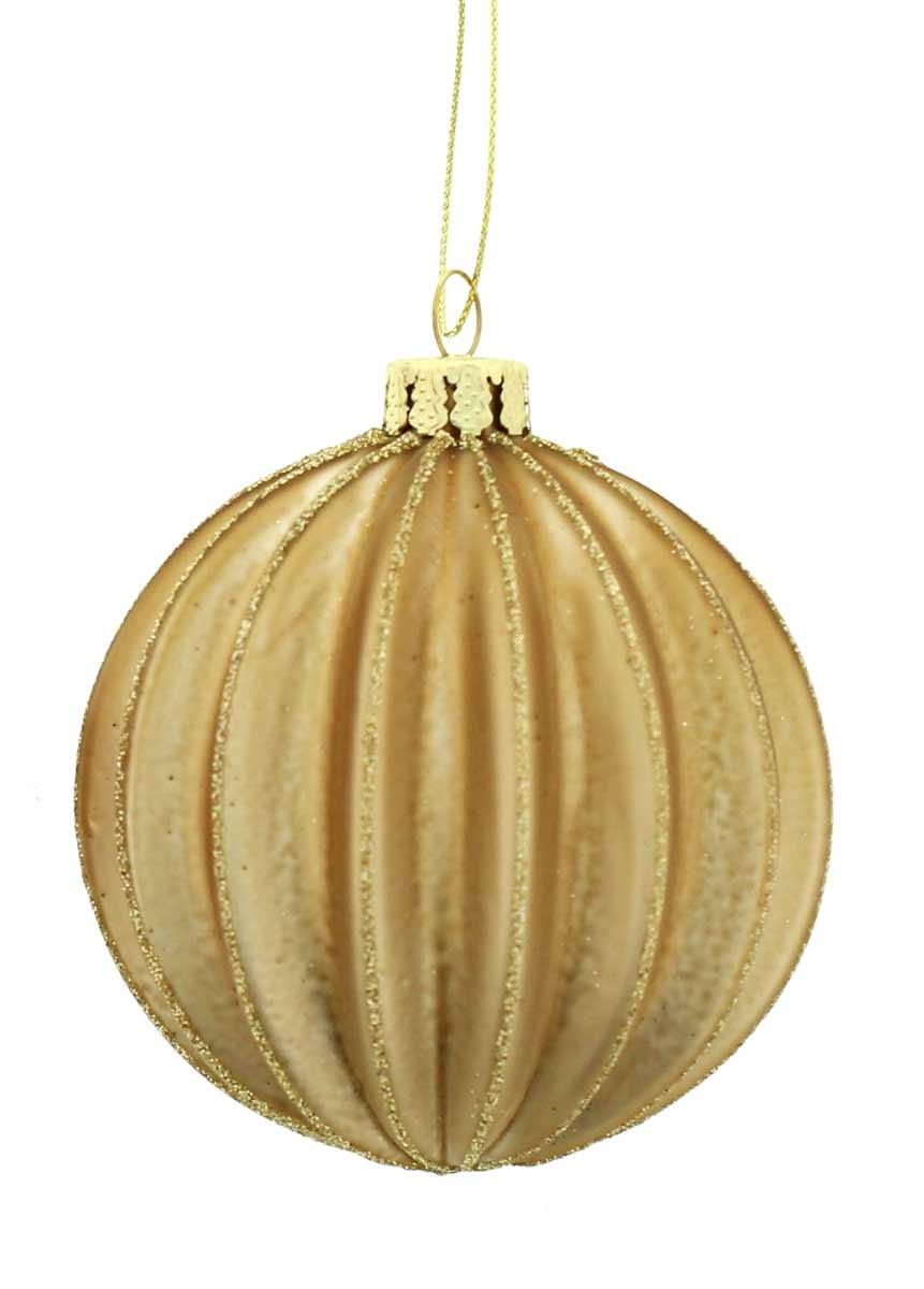 Festive Glass Segment Christmas Bauble (Single) - Towsure