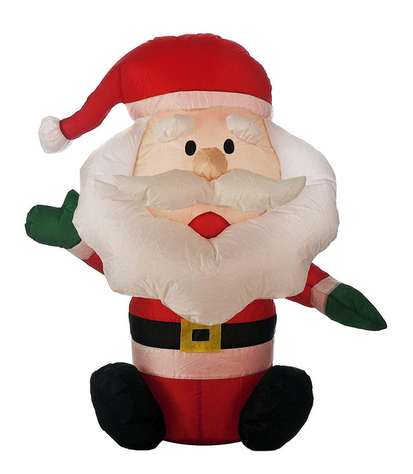Festive Inflatable Santa Claus - 80cm - Towsure