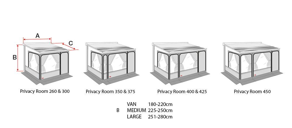 Fiamma F45s / F45L / F70 Privacy Room - Towsure