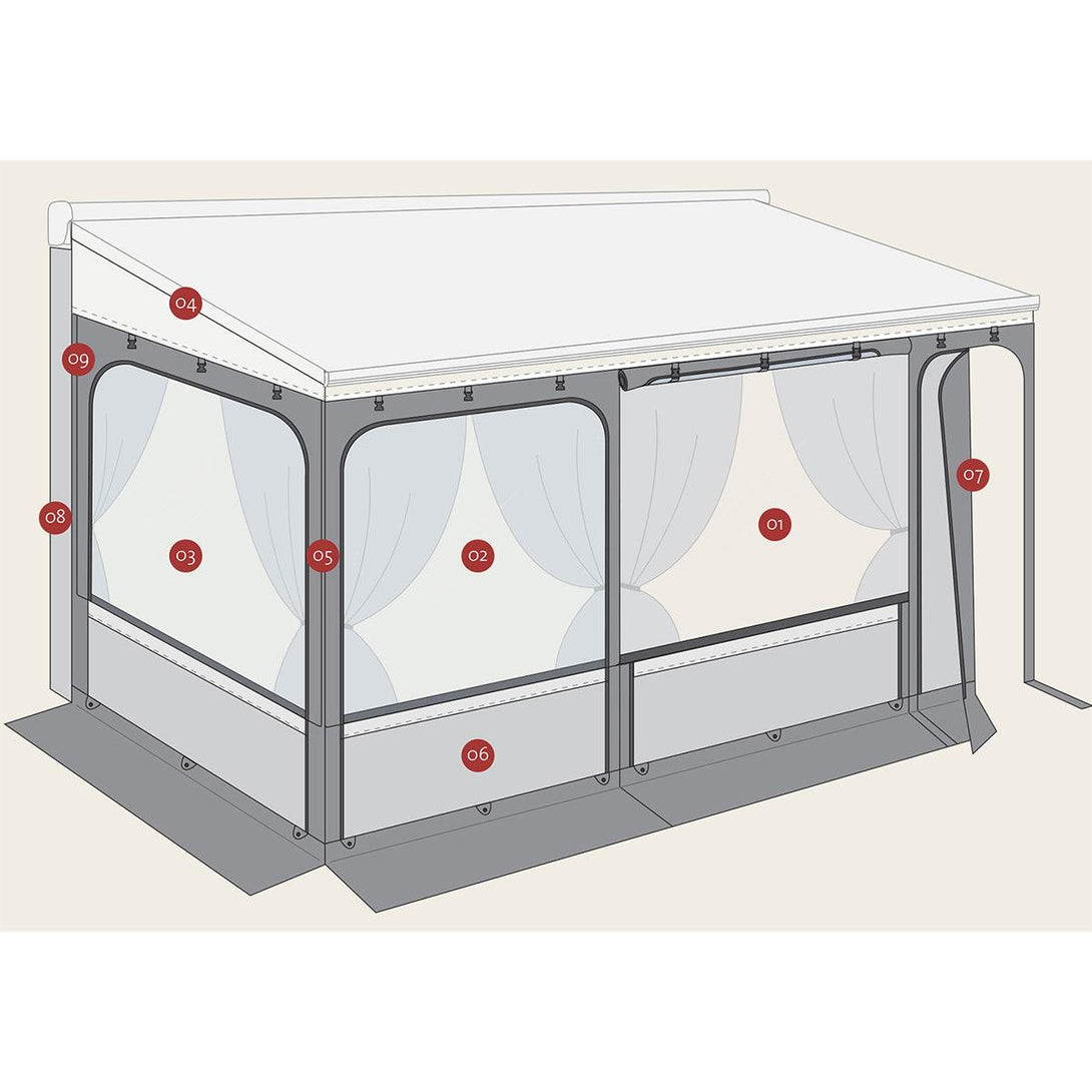 Portatarga Fiamma Per F45S/F45L - Supporto Per Targa Motociclo Modello 37259 - Foto 3