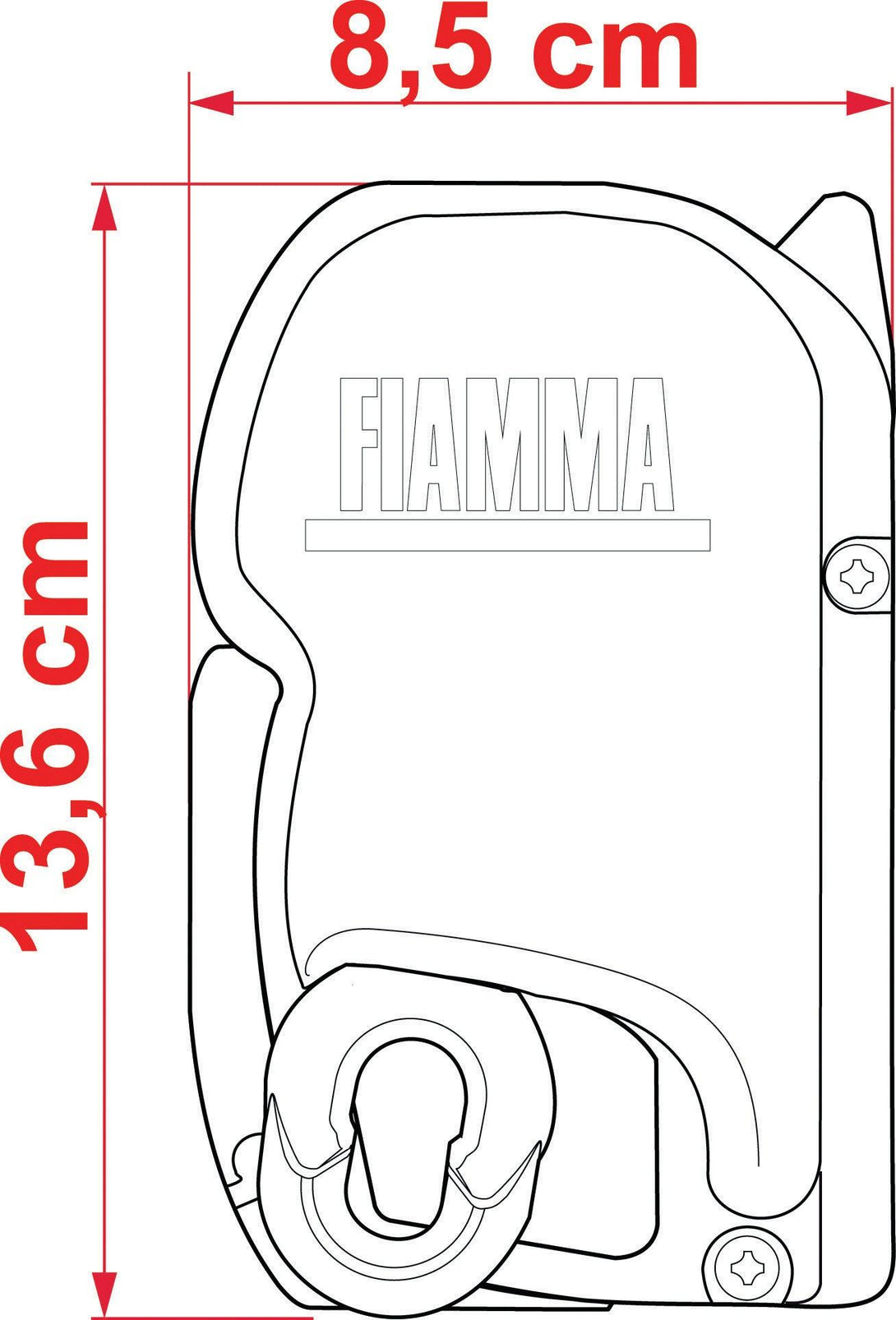 Fiamma F45 Casing Dimensions