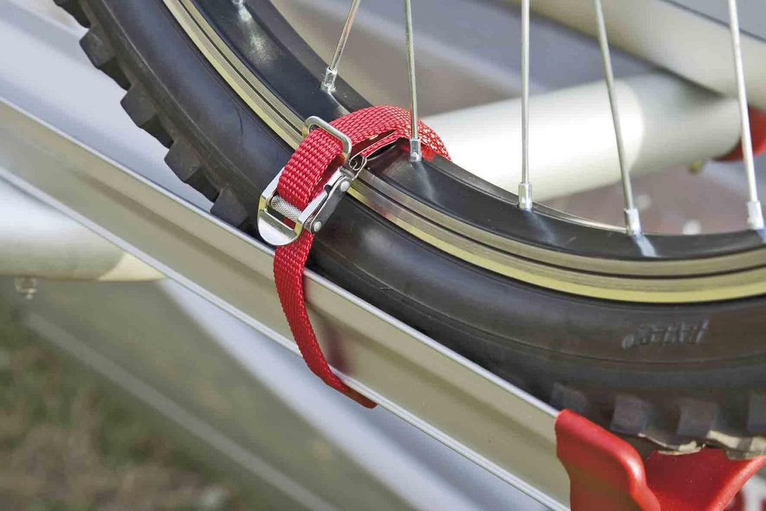 Fiamma Strip Cycle Carrier Straps - Pair (Red) - Towsure