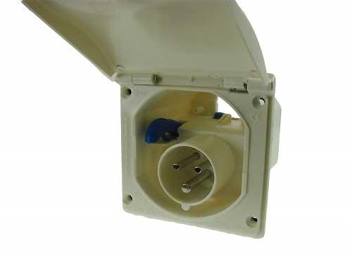 Caravan Inlet Panel Buy Flush-fit Caravan Mains Electric Inlet 240V 16A at Towsure