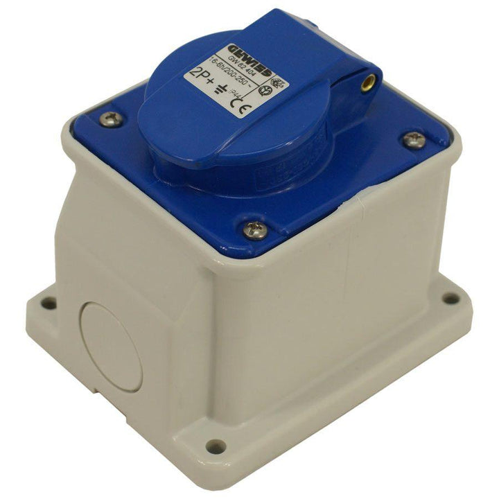 Garage Caravan Mains Electric Socket - Towsure