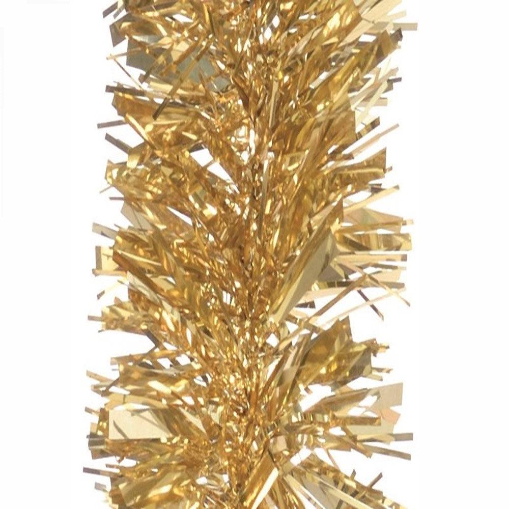 Gold Chunky 10cm Christmas Tinsel Silver - 2 Metres - Towsure