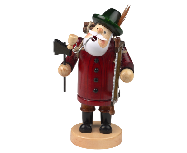 Woodcutter Incense Burner Smokerman Figure - 18cm