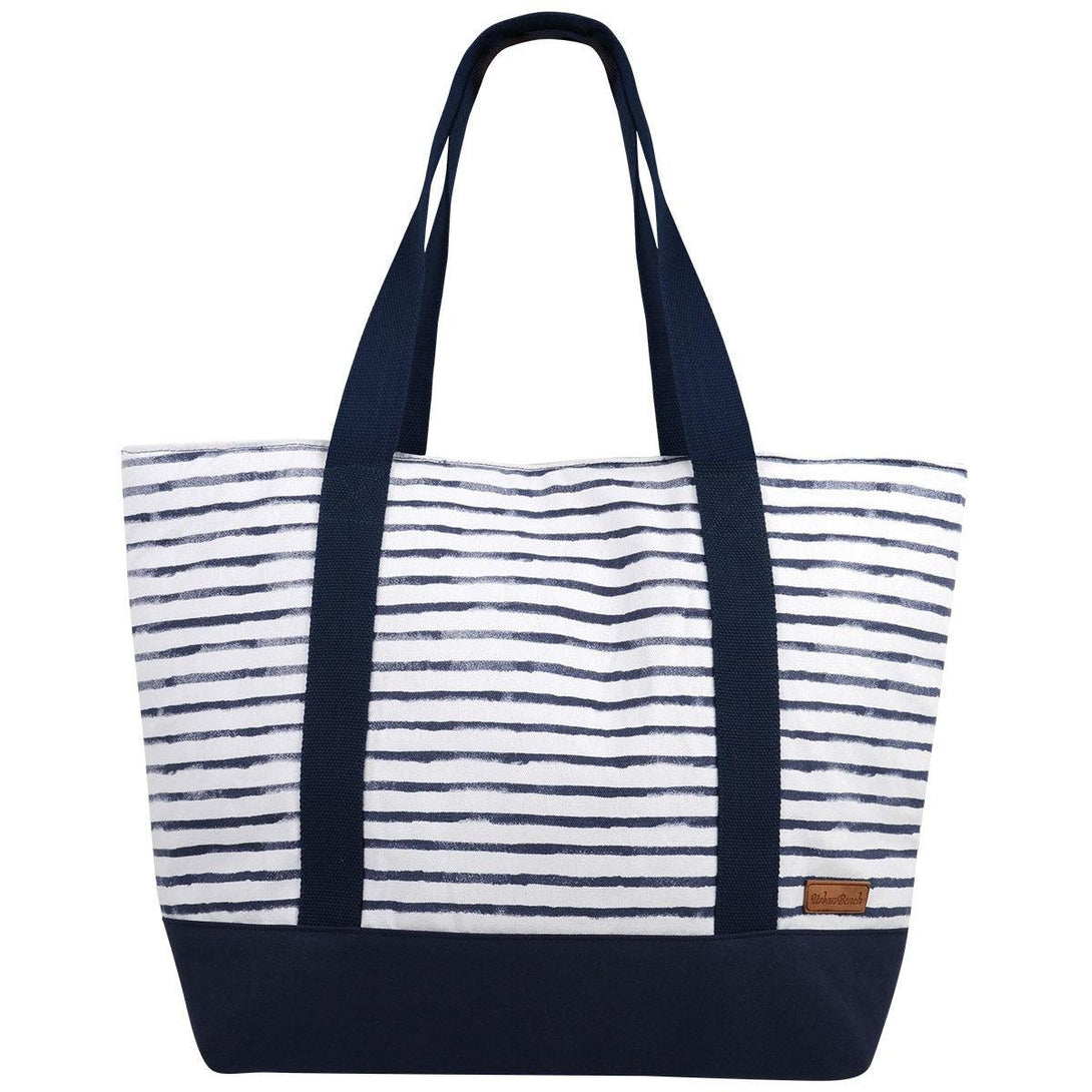 Hanalei Navy Stripe Shoulder Bag - Towsure