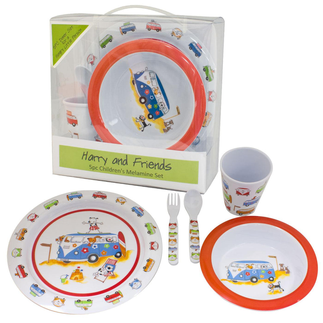 Harry and Friends - 5pc Childrens Melamine Set - Towsure