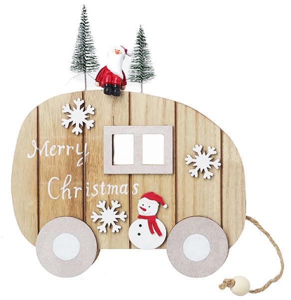 Heaven Sends Merry Christmas Caravan Hanging Sign - Towsure