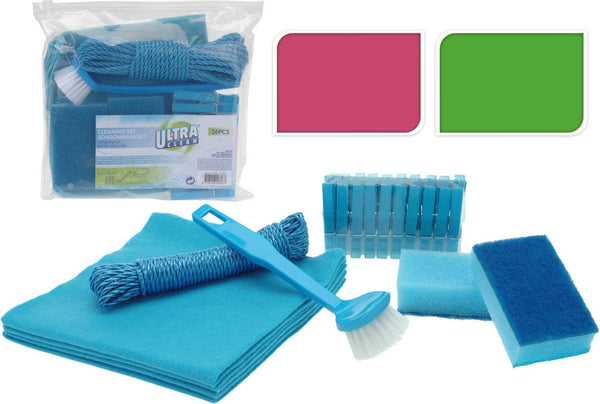 Household Cleaning & Laundry Set - 26 Piece - Towsure