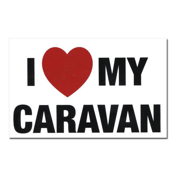 I Love My Caravan Sticker - Towsure