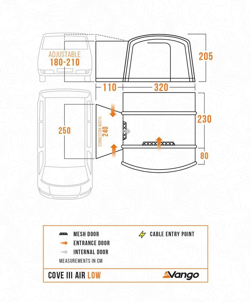 Vango Cove III Air Driveaway Awning 2026