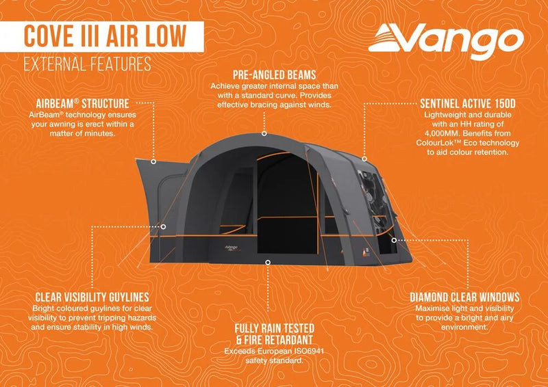 Vango Cove III Air Driveaway Awning 2026