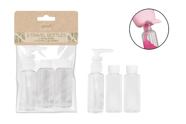 Travel Bottles - 3 Pack