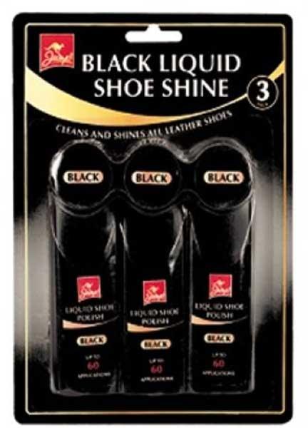 Jump Black Liquid Shoe Shine - Pack of 3 - Towsure