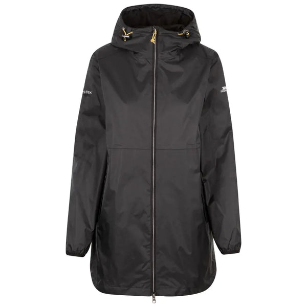 Trespass Woman's Waterproof Jacket TP75 Keepdry - Black