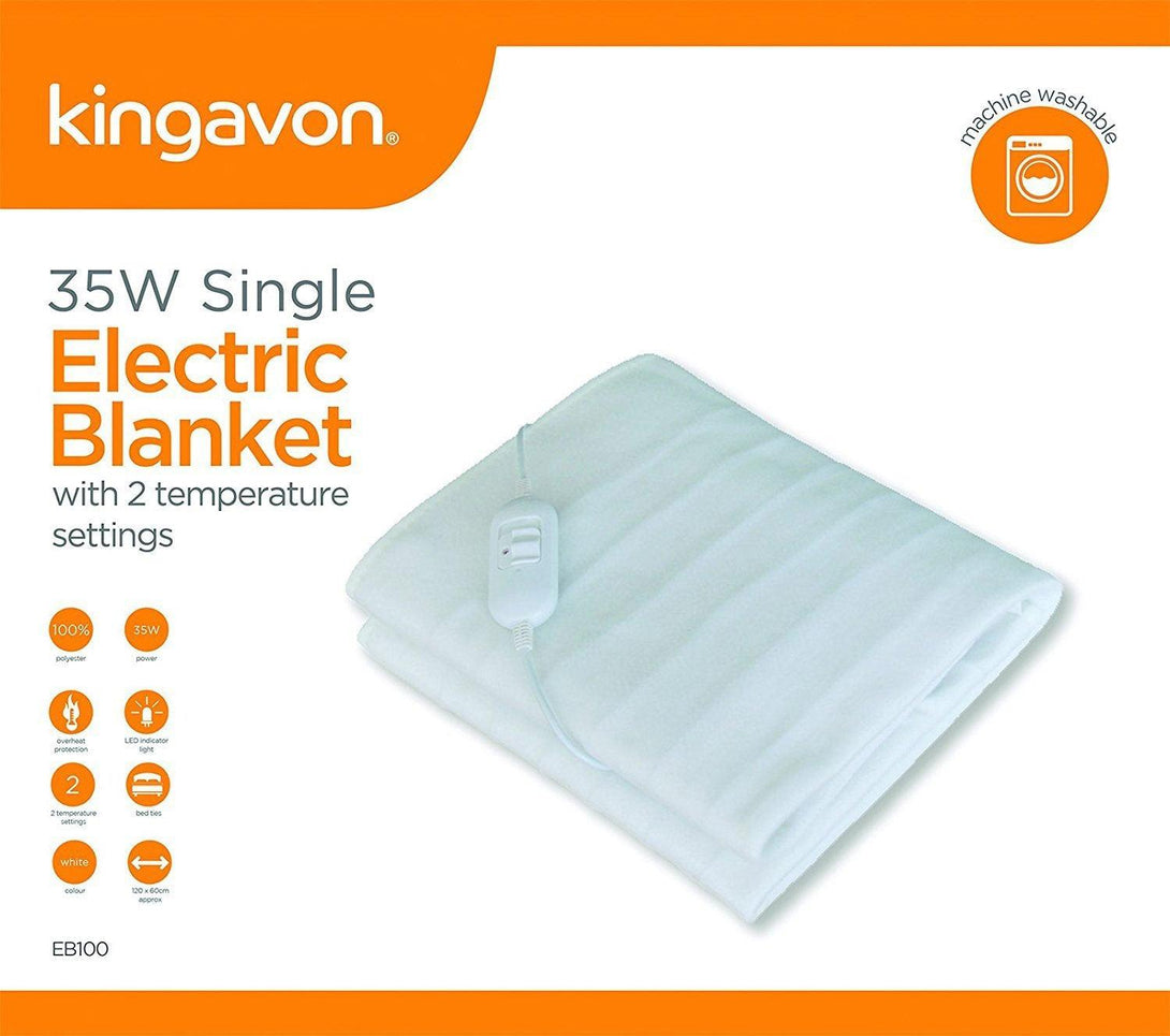 Kingavon 35W Single Electric Blanket - Towsure