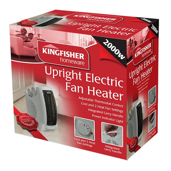Kingfisher 2000W Upright Electric Fan Heater - Towsure