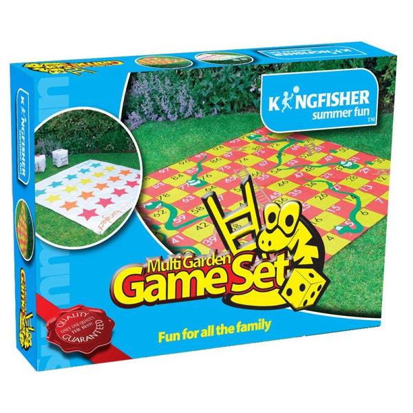 Kingfisher Garden Game Set - Snakes & Ladders and Tangled - Towsure