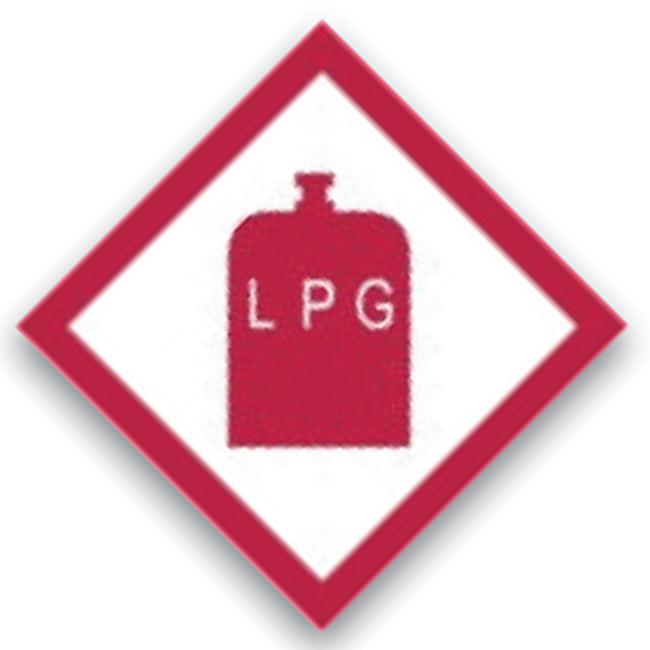 LPG Gas Warning Sticker - Towsure