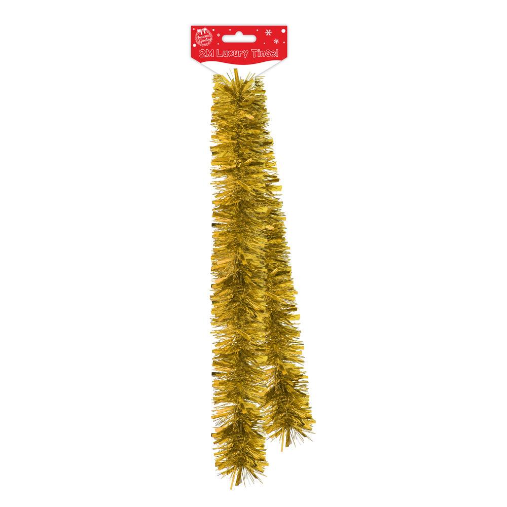 Luxury Gold Tinsel - 2mtr - Towsure