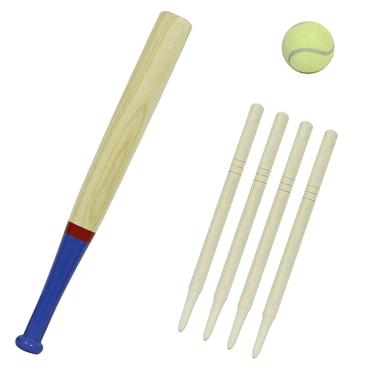 M.Y Deluxe Rounders Bat, Ball & Bases Set for Park & Outdoor Play β Towsure