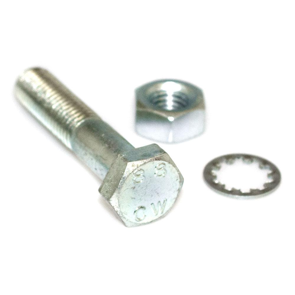 M12 x 60 Bolt with Nut and Shakeproof Washer - Pair - Towsure