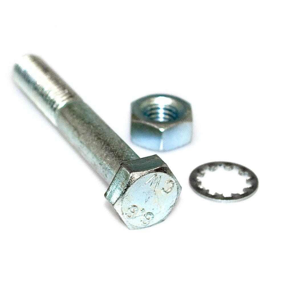 M12 x 80 Bolt with Nut and Shakeproof Washer - Pair - Towsure