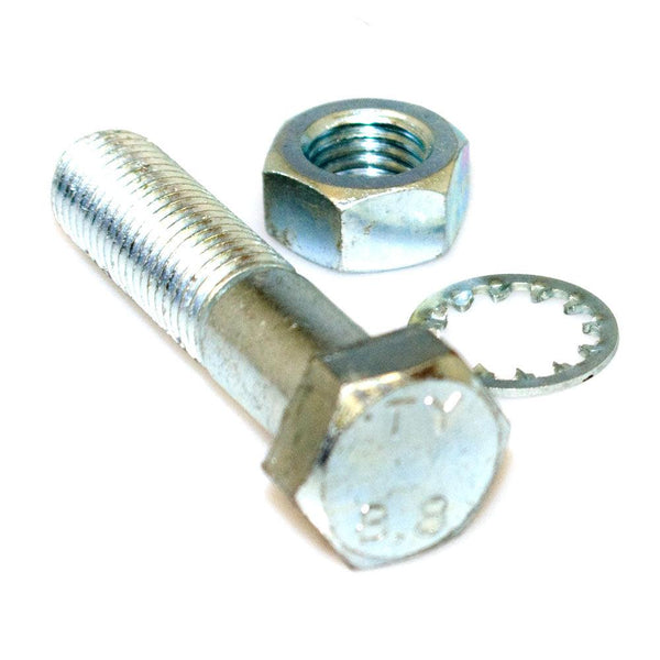 M16 x 70 Bolt with Nut and Shakeproof Washer - Pair - Towsure