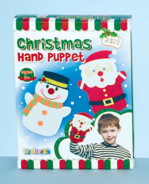 Make Your Own Xmas Felt Hand Puppets - Towsure