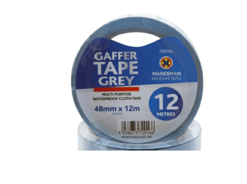 Marksman Gaffer Tape Silver - 48mm x 12m - Towsure
