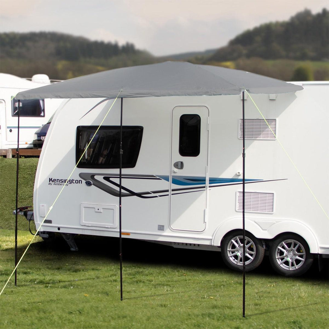 Maypole Caravan & Campervan Sun Canopy - Grey - Towsure