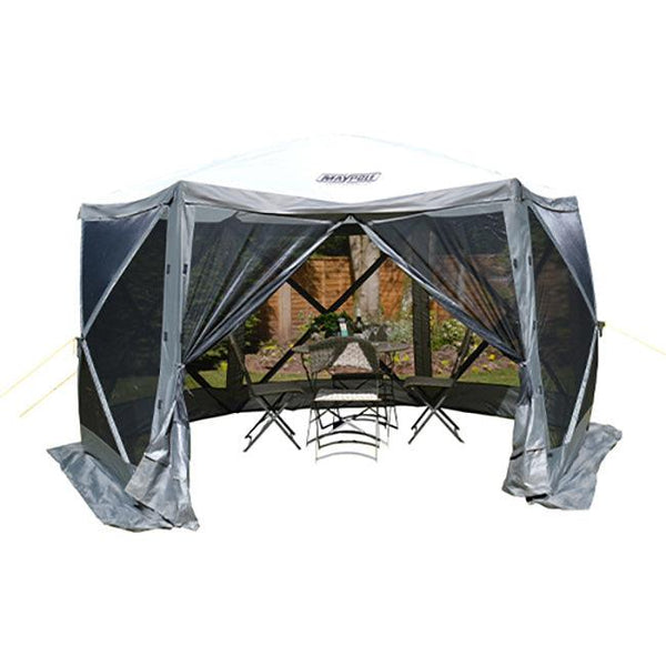 Maypole Inflatable Gazebo - Quick Setup Air Frame Shelter For Garden & Camping