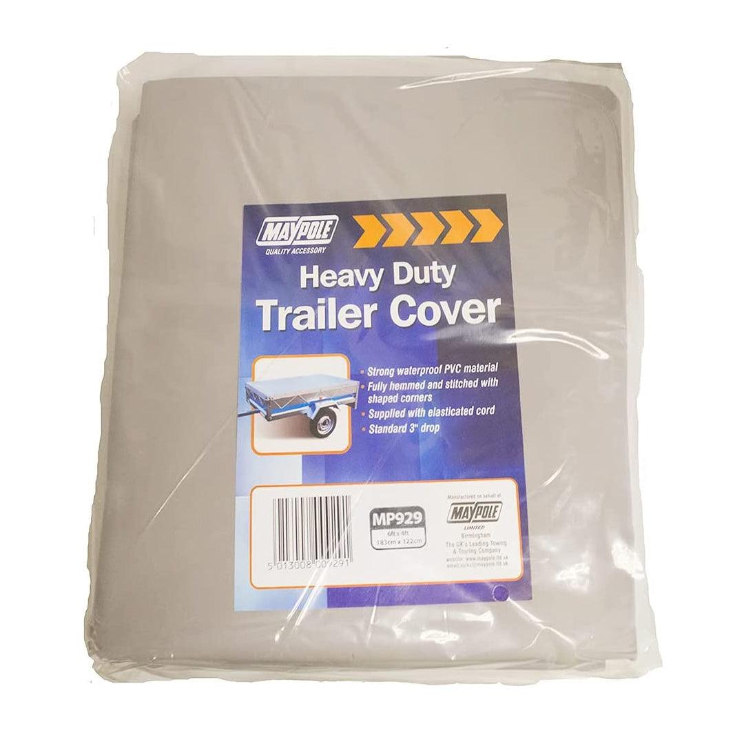 Pvc Rv Cover Maypole Weatherproof PVC Trailer Cover Kit - 6' x 4' (183 x 122cm ...