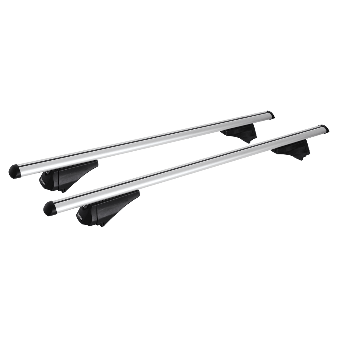 Menabo Tiger 120cm Roof Rail Bars - Silver - Towsure