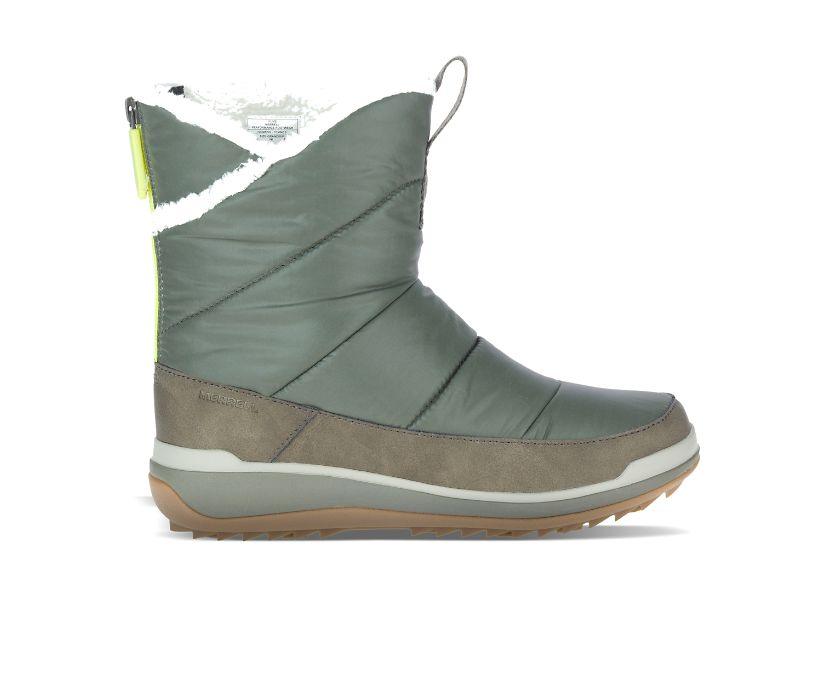 Merrell Women's Snowcreek Sport Mid Zip Waterproof Boots - Olive - Towsure