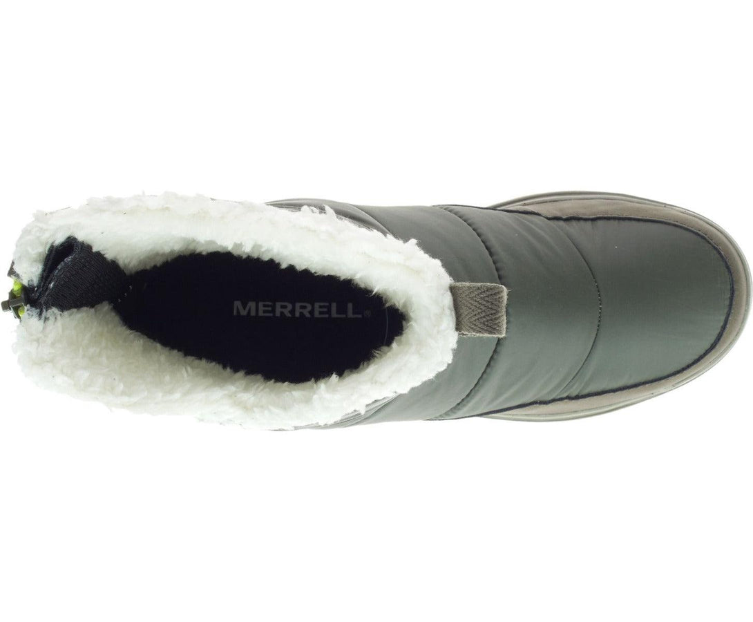 Merrell Women's Snowcreek Sport Mid Zip Waterproof Boots - Olive - Towsure