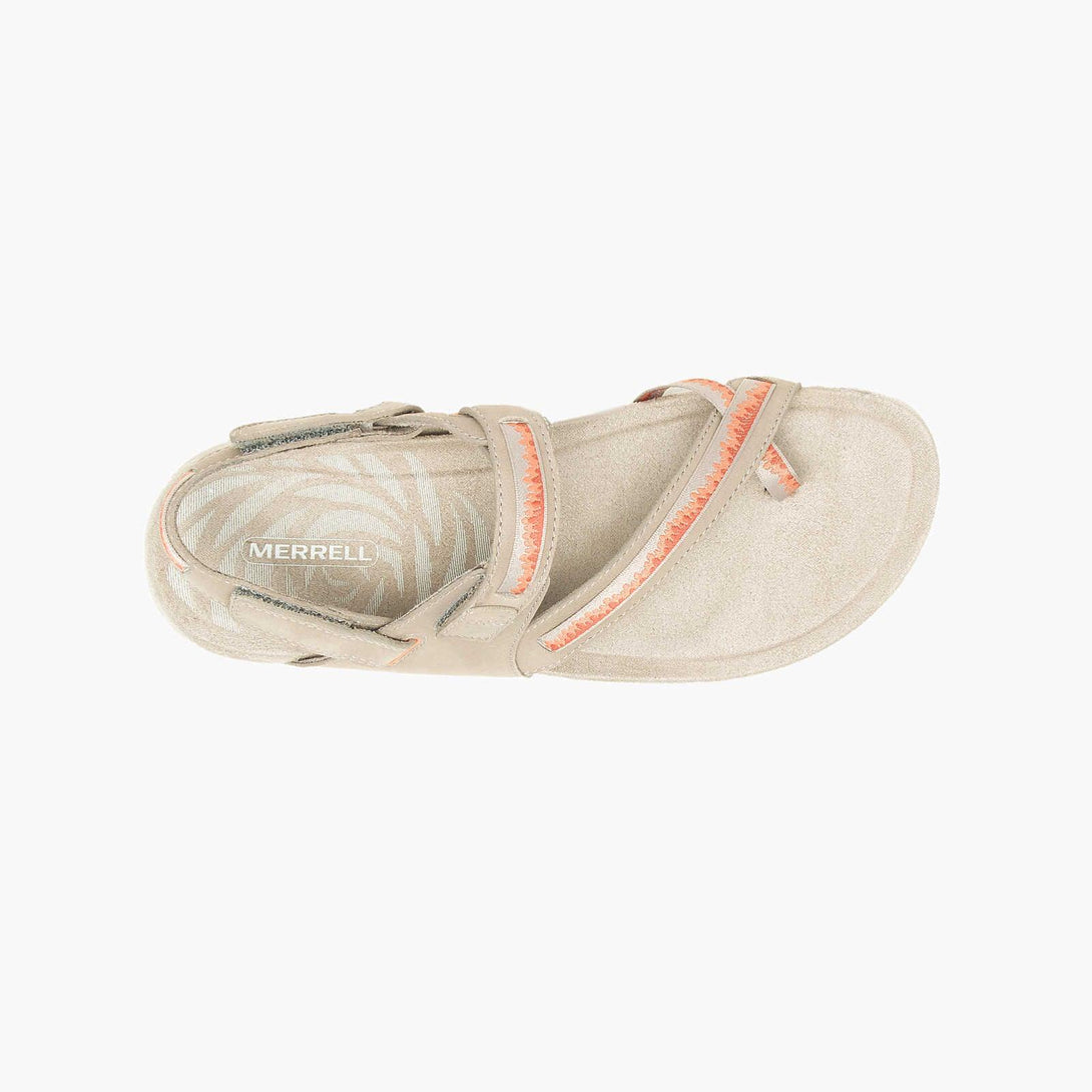 Merrell Women's Terran 3 Cush Convert Post Sandals - Moon/Clay - Towsure